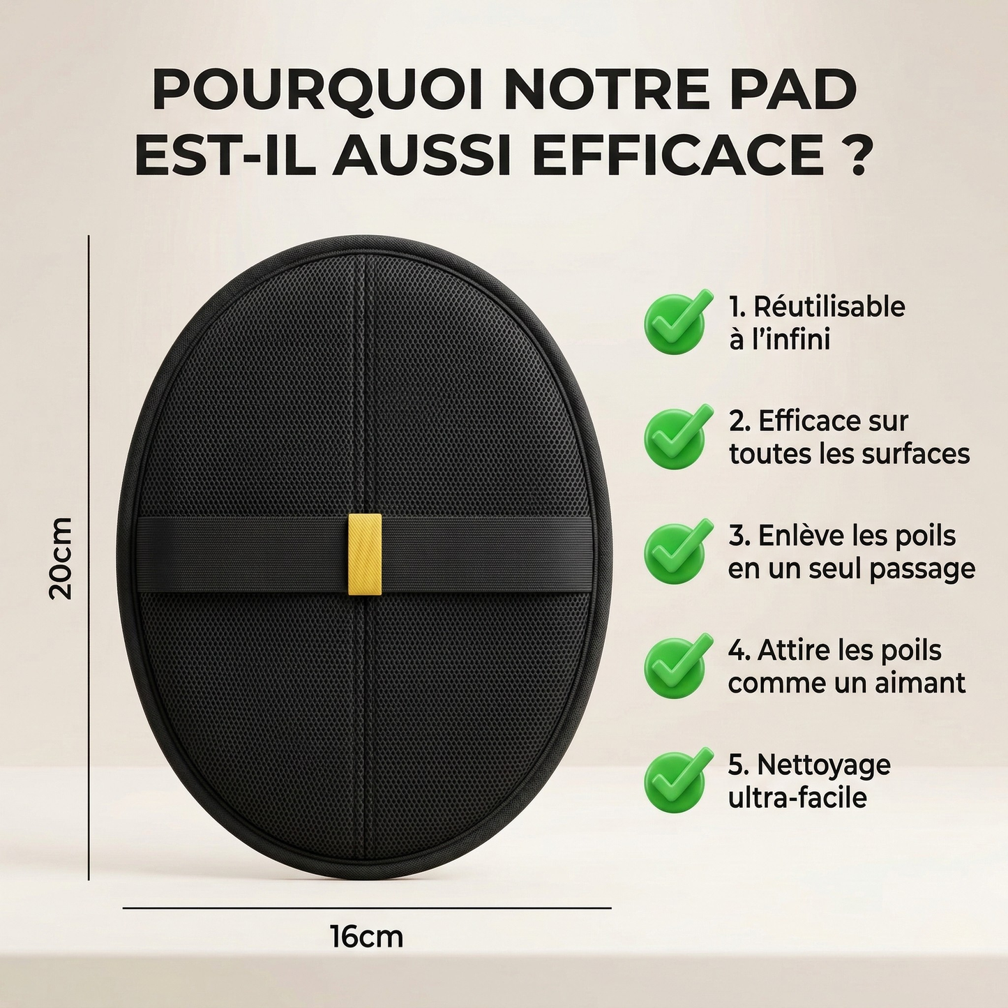 MagicGlove™ – Gant de brossage et de massage