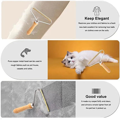 FurErase™ – Brosse manuelle anti-poils incrustés