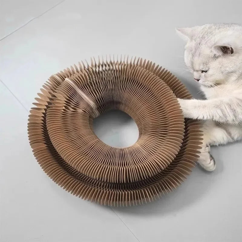 MagicScratch™ – Griffoir interactif accordéon pour chat